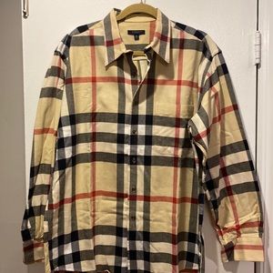 Mens Burberry long sleeve shirt
